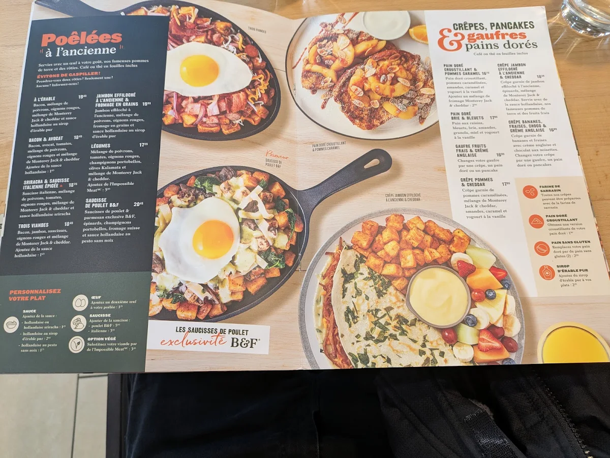 Menu, Ben & Florentine