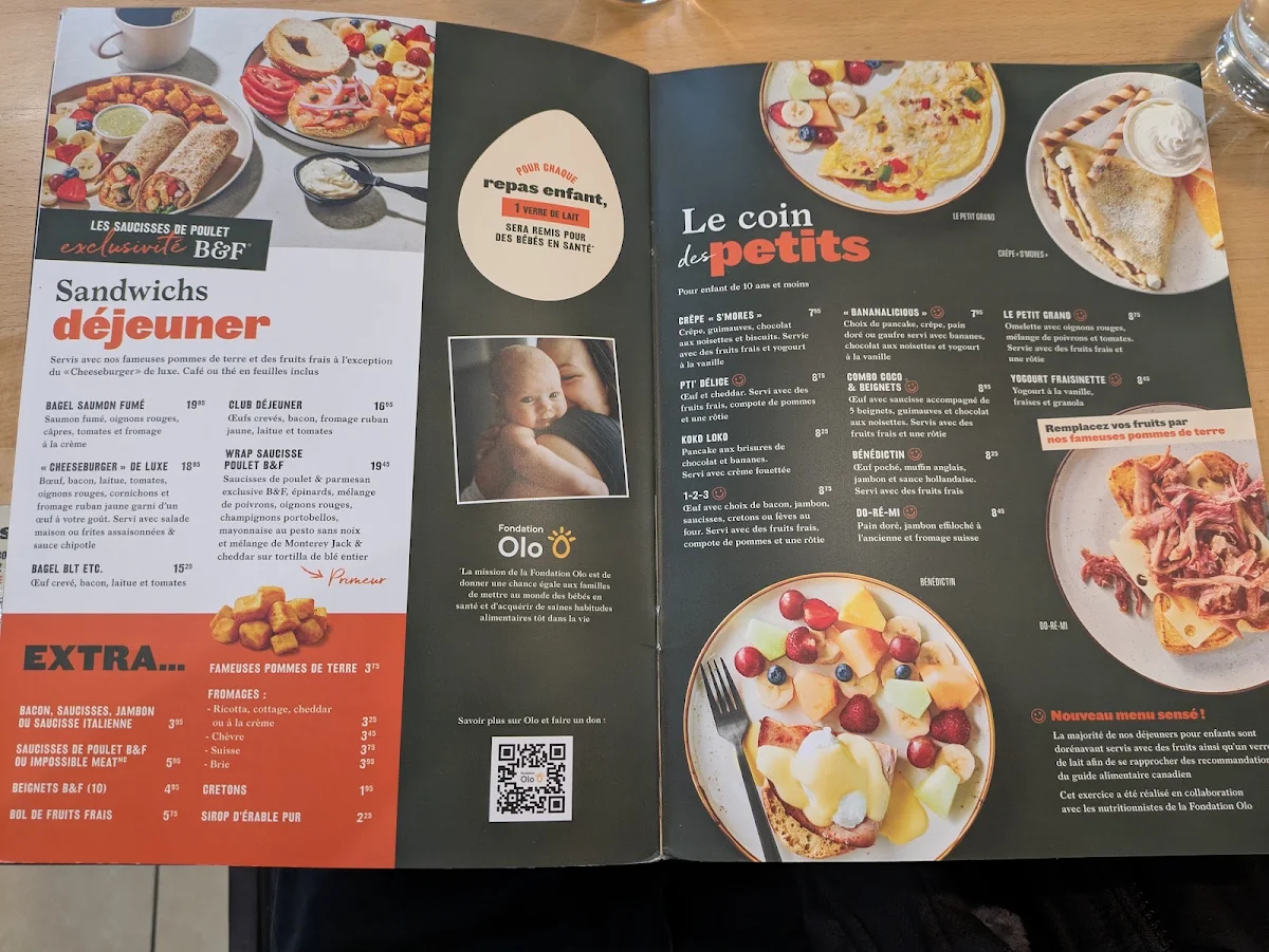 Menu, Ben & Florentine