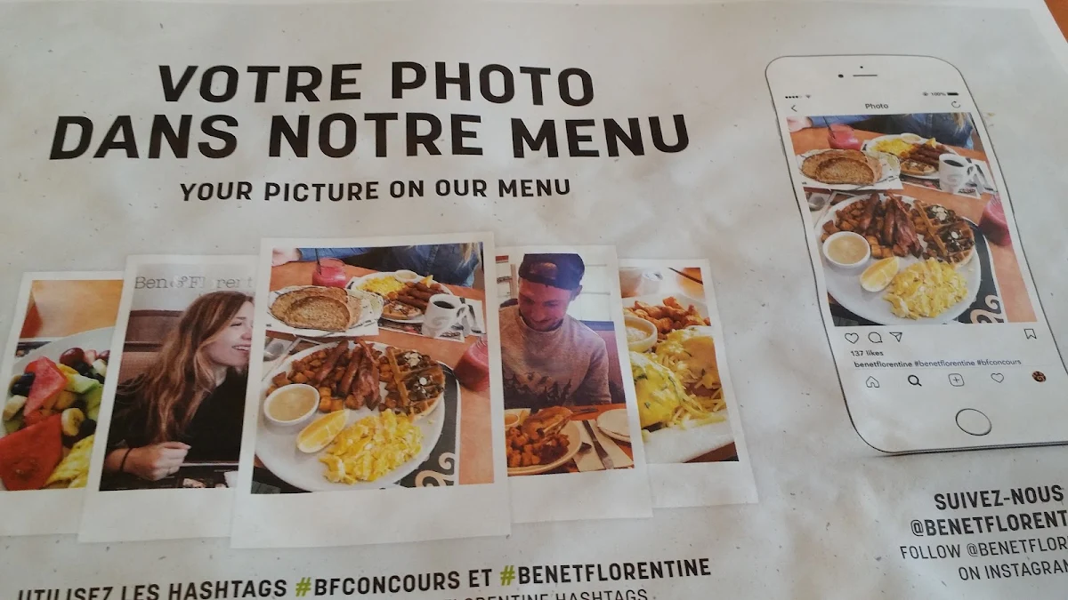 Menu, Ben & Florentine