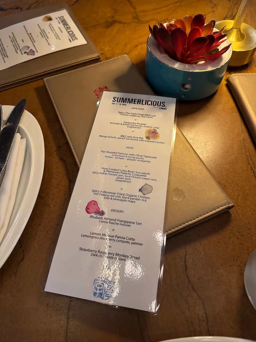 Menu, Lee