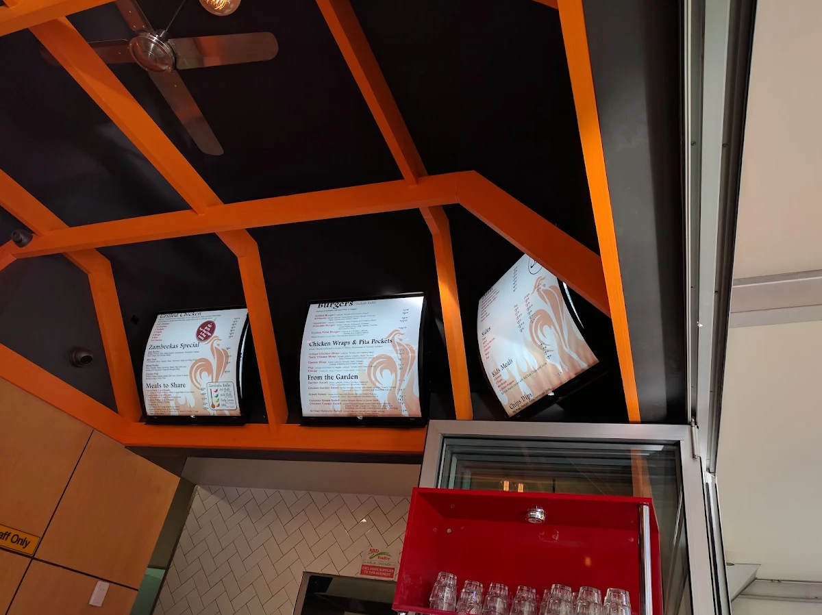 Menu, Zambeekas Restaurant