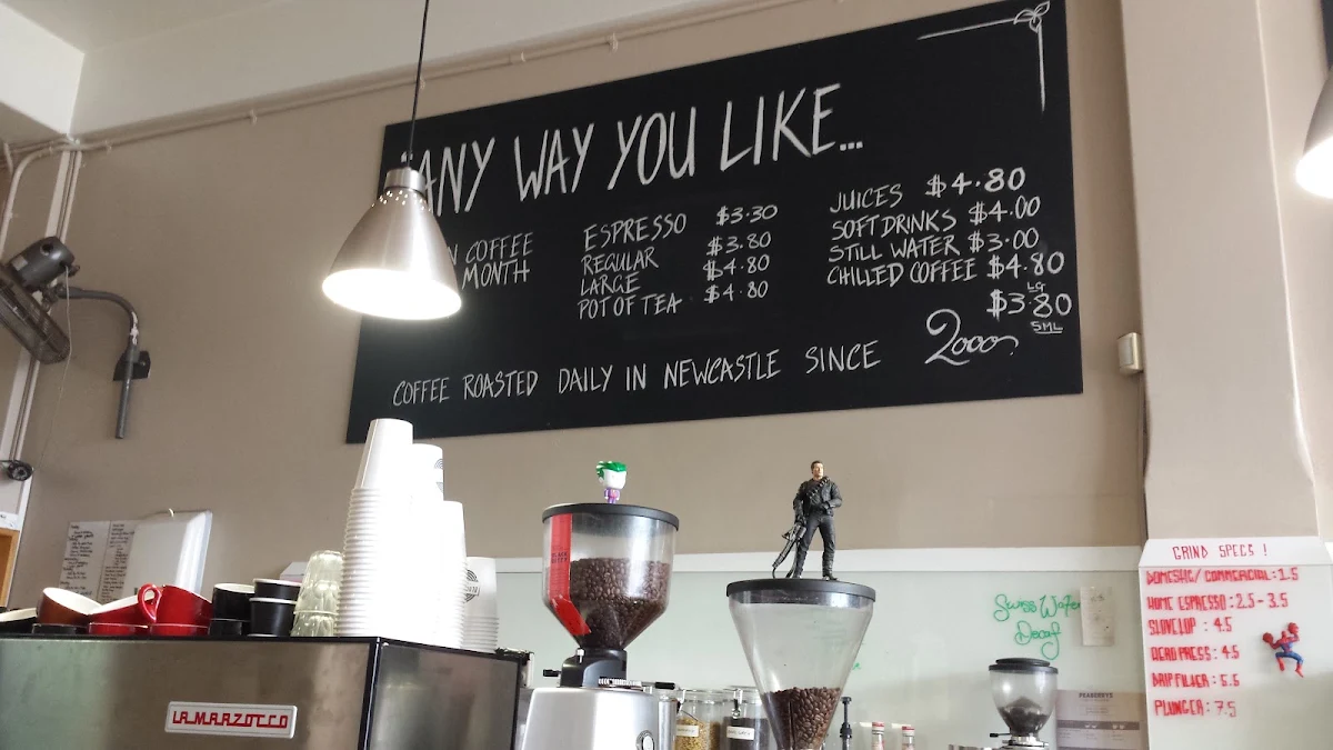 Menu, Scale & Bloom Cafe - New Lambton