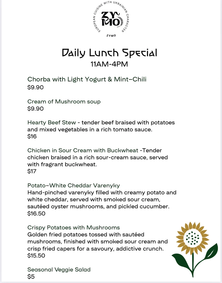 Menu photo 1
