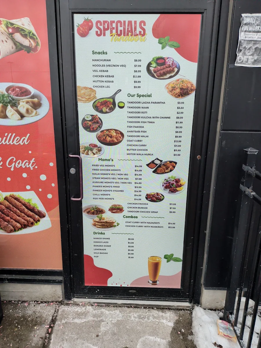 Menu, Dundun's kitchen (Real Jamaican taste)