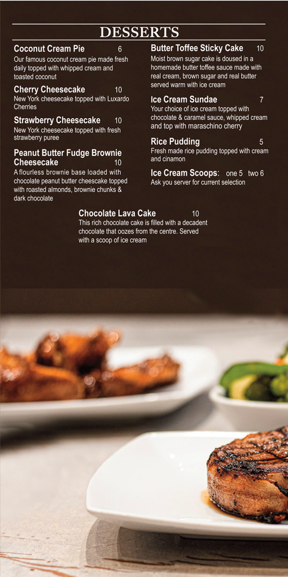 Menu, Steven's Bar-B-Q Restaurant