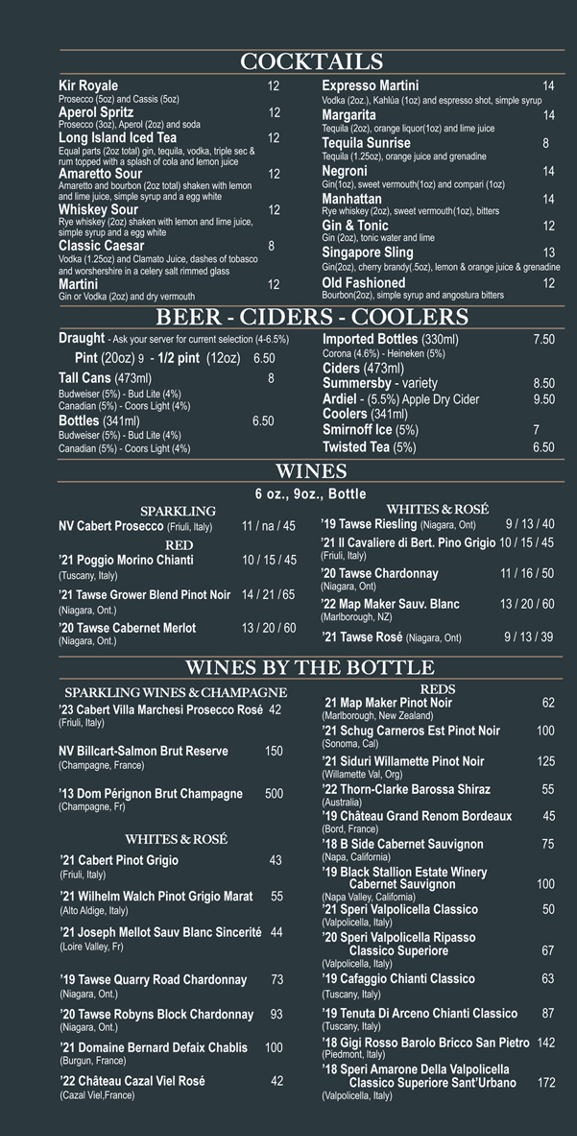Menu, Steven's Bar-B-Q Restaurant