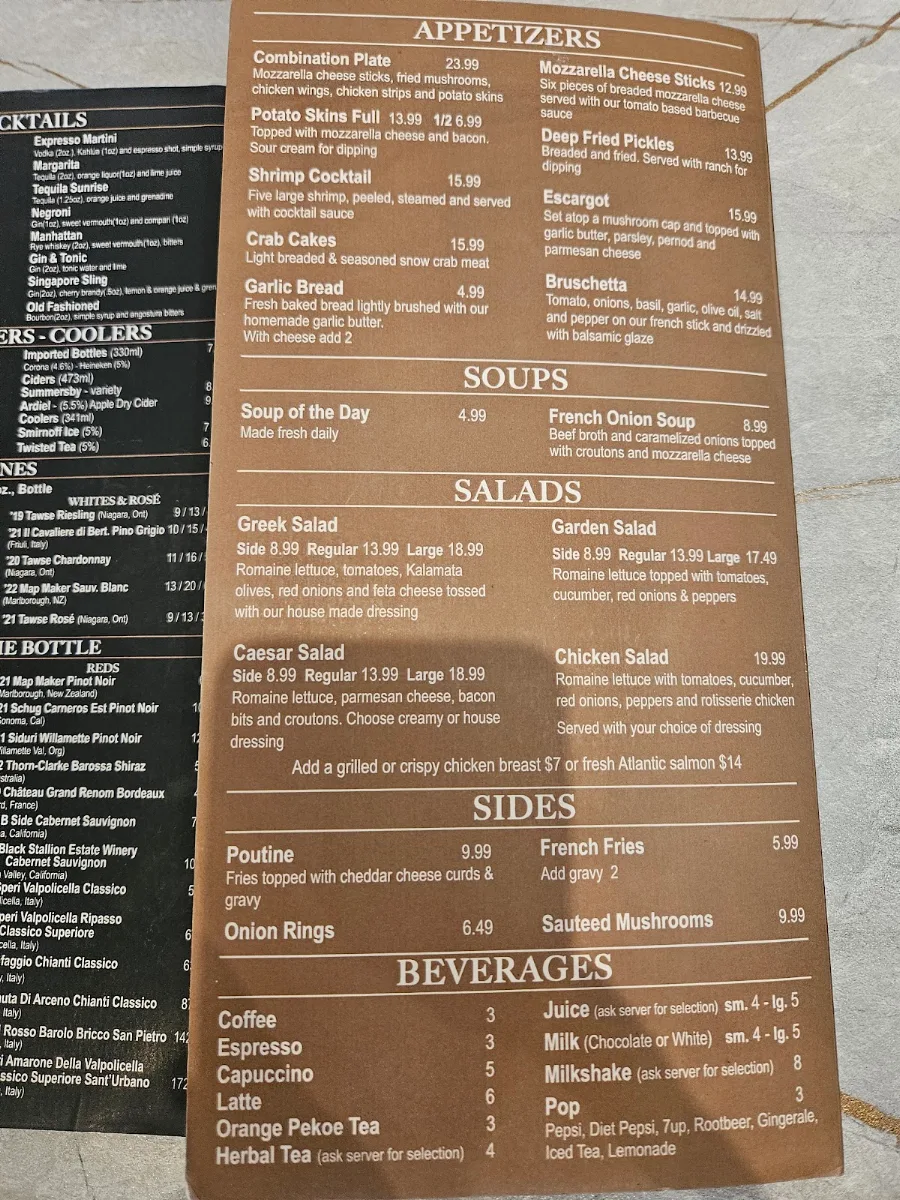 Menu, Steven's Bar-B-Q Restaurant