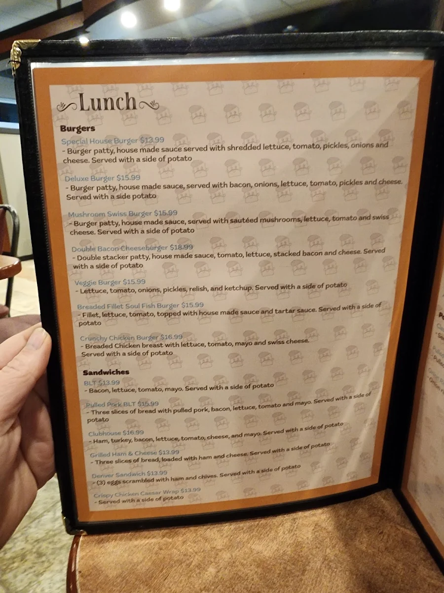 Menu, French Toast Family Restaurant