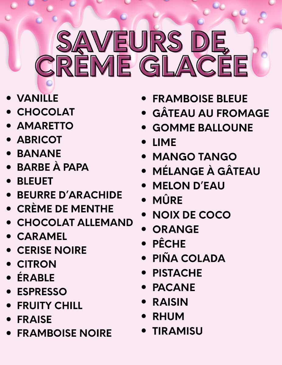 Menu, La Gaufrette
