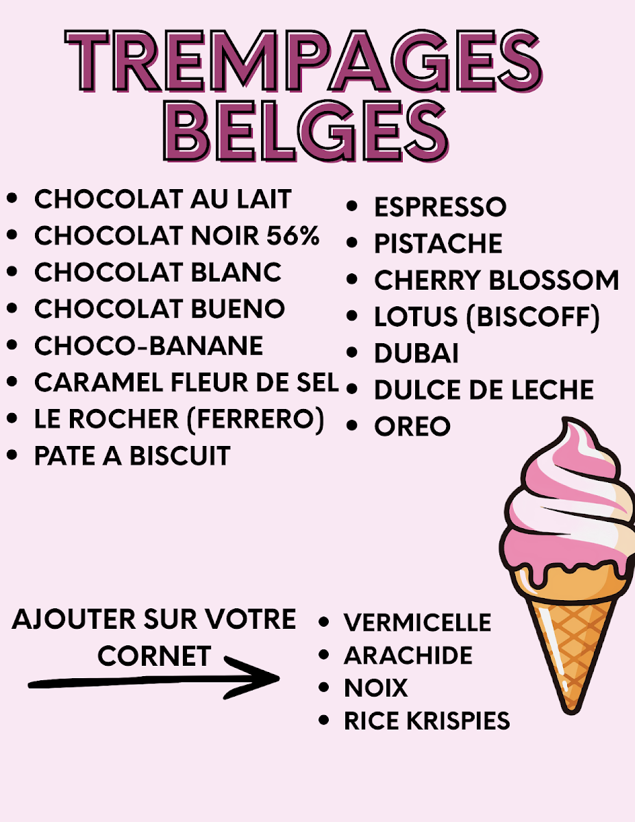 Menu, La Gaufrette