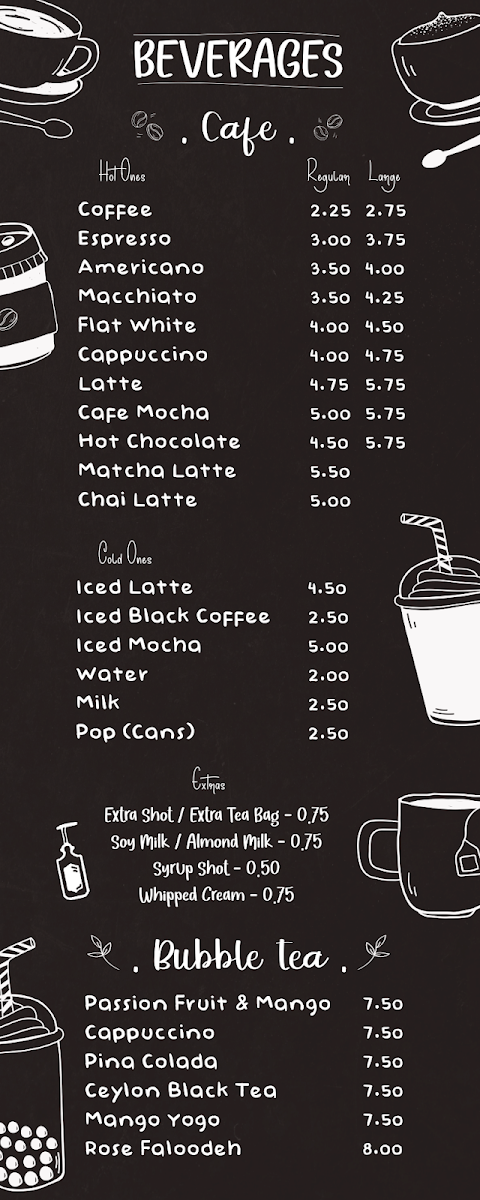 Menu, Petit Delights - Scarborough