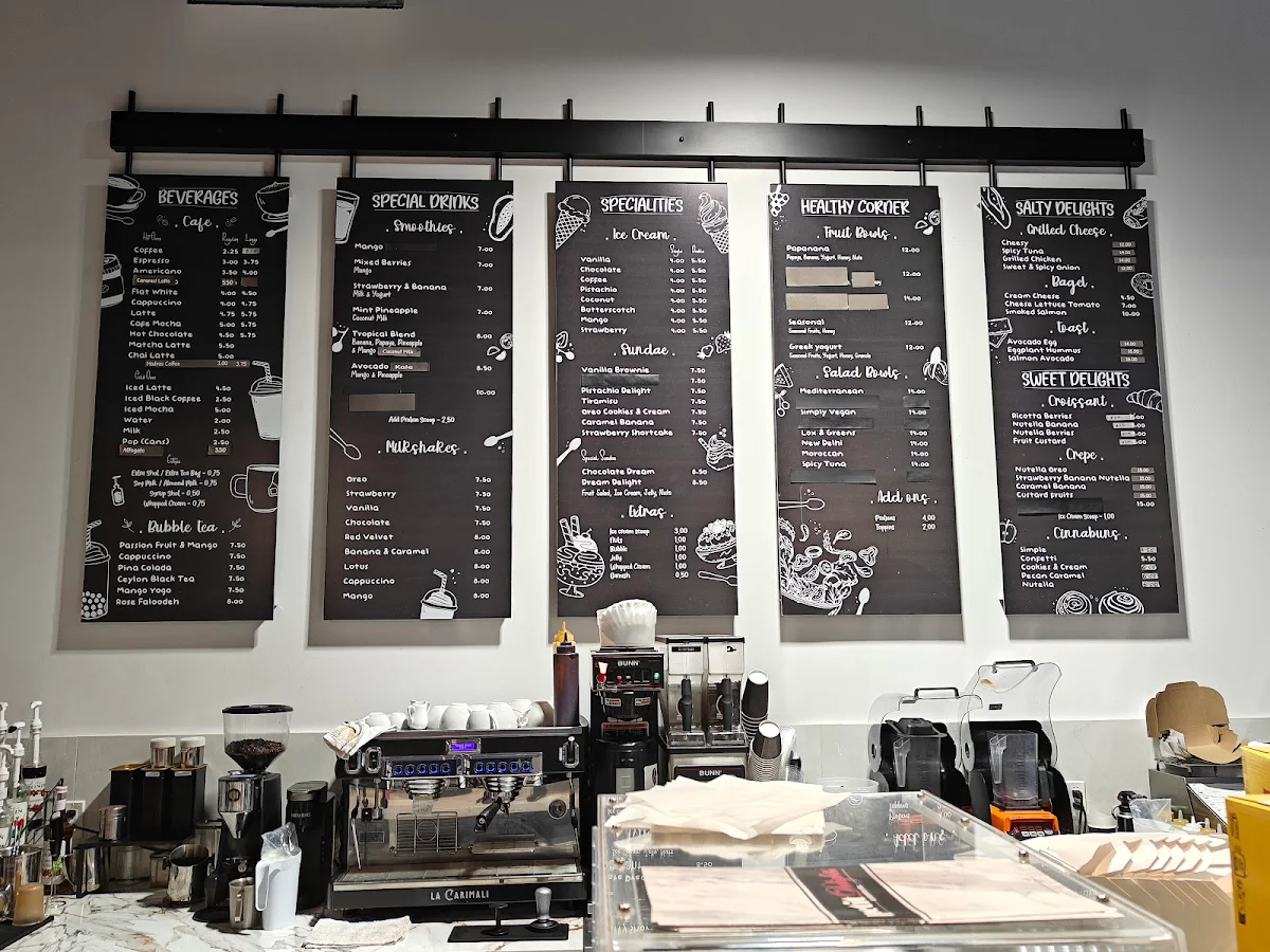 Menu, Petit Delights - Scarborough
