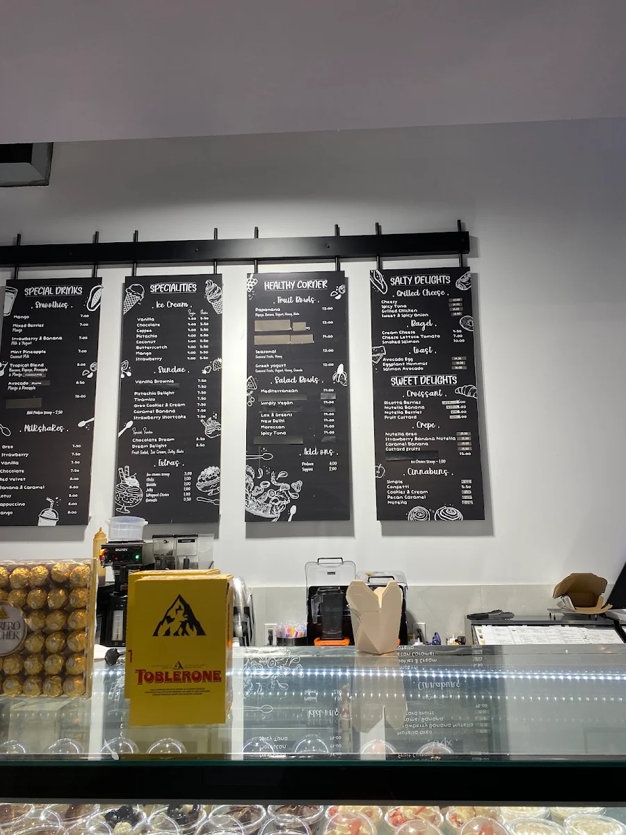 Menu, Petit Delights - Scarborough
