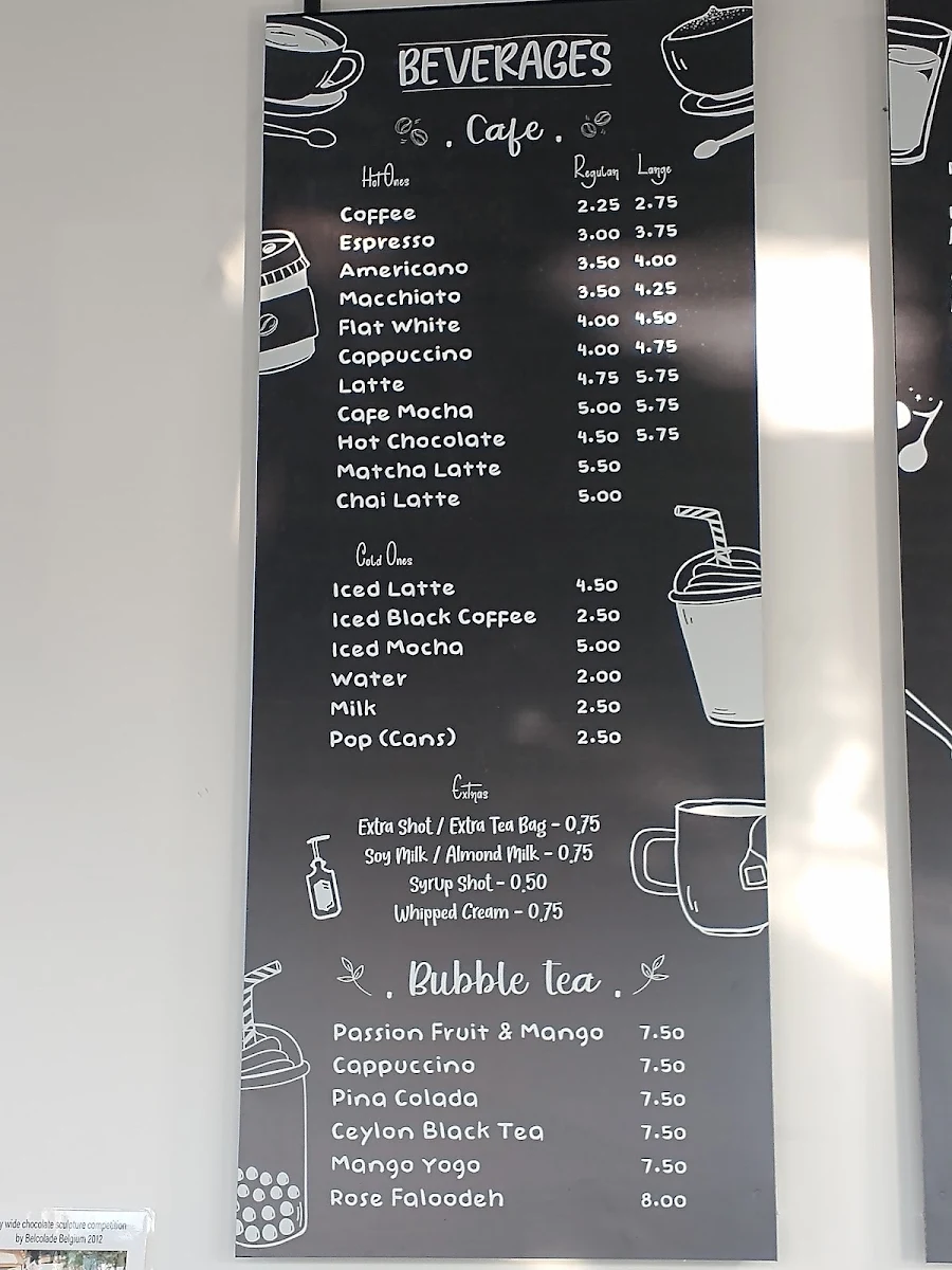 Menu, Petit Delights - Scarborough
