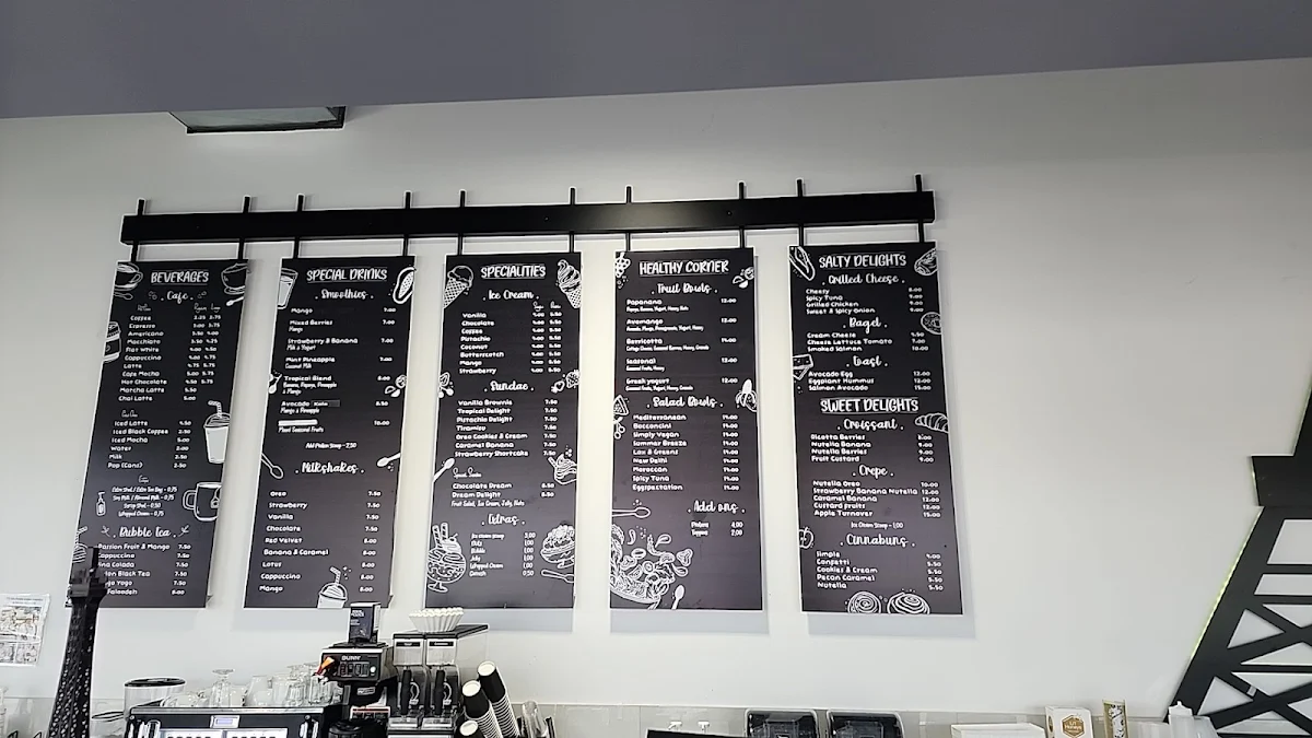 Menu, Petit Delights - Scarborough
