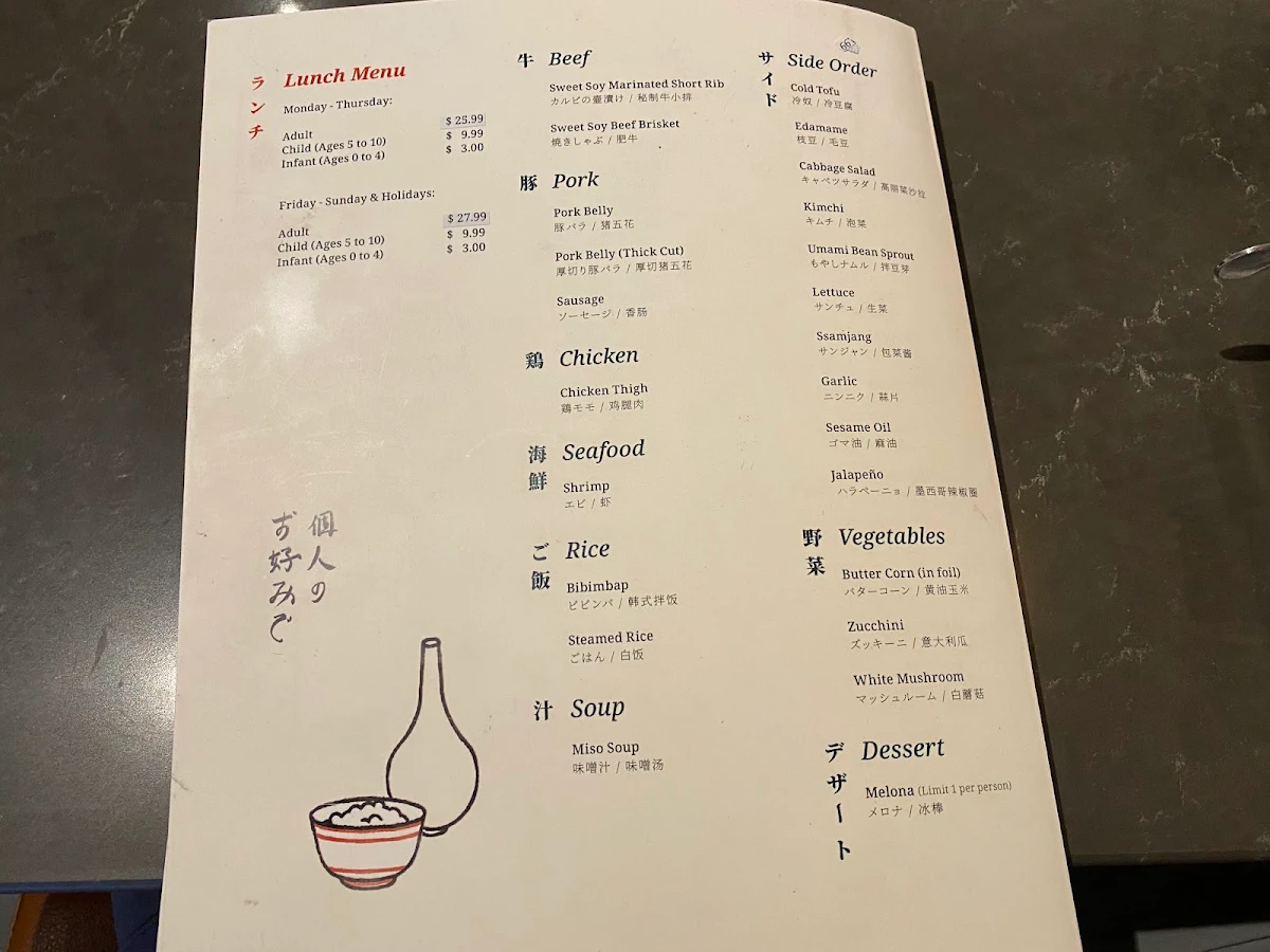 Menu photo 1