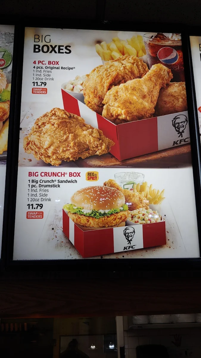 Menu, KFC