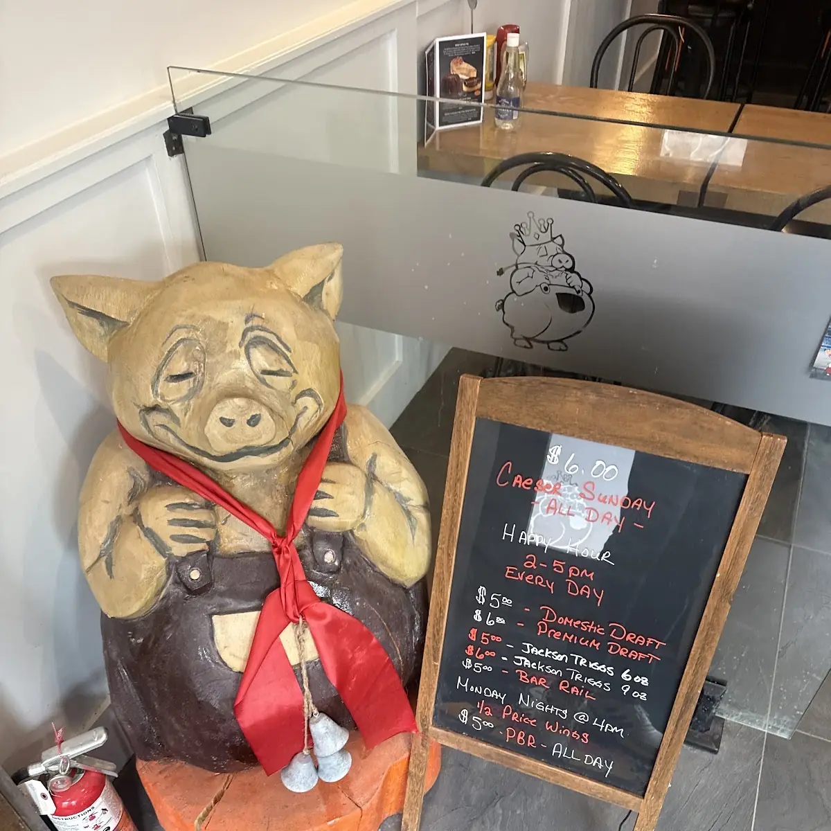 Menu, Fat Les on King