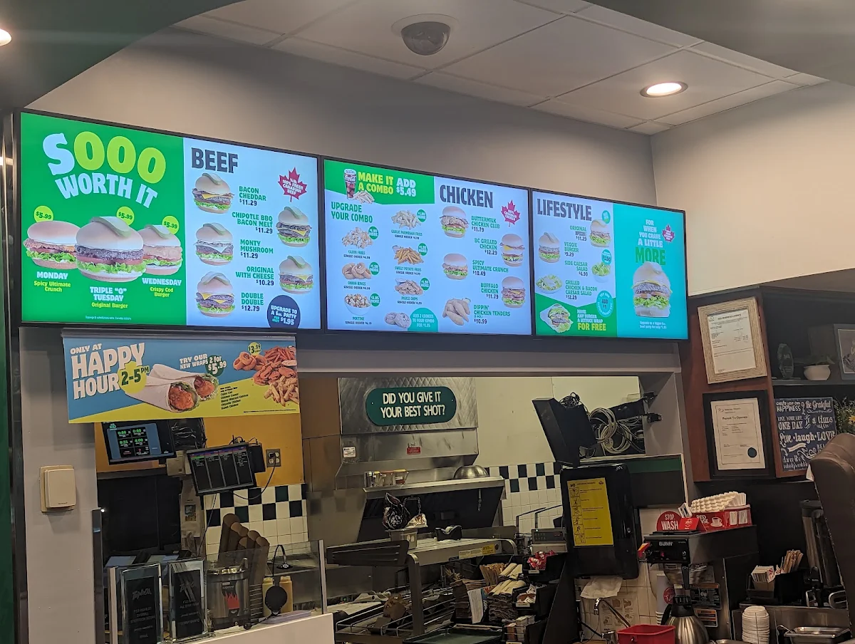 Menu, Triple O's