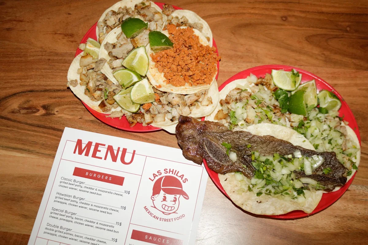 Menu, Las Shilas Mexican Street Food | New Westminster