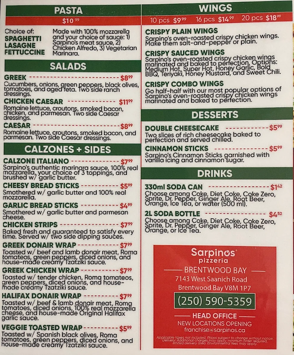 Menu photo 1