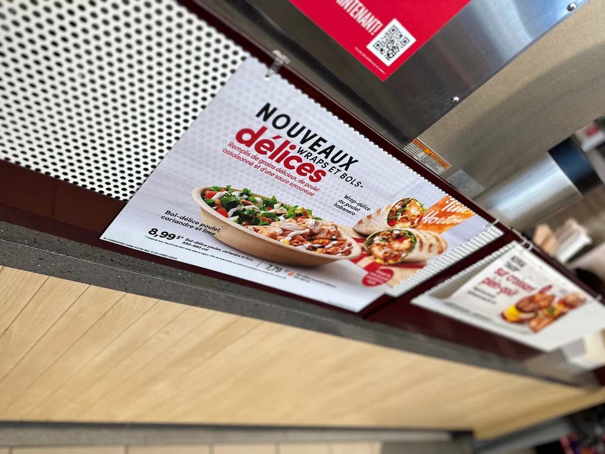 Menu, Tim Hortons