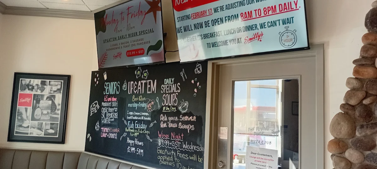 Menu, Smitty's Restaurant & Lounge - Airdrie
