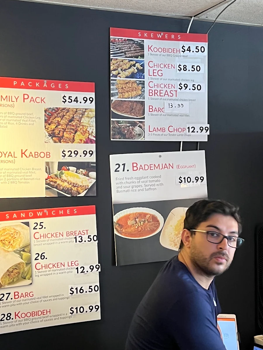 Menu, Apple Restaurant