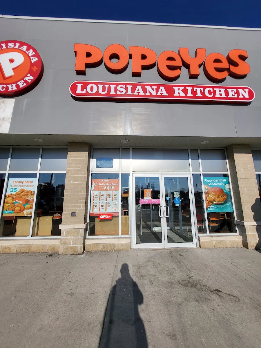 Menu, Popeyes Louisiana Kitchen