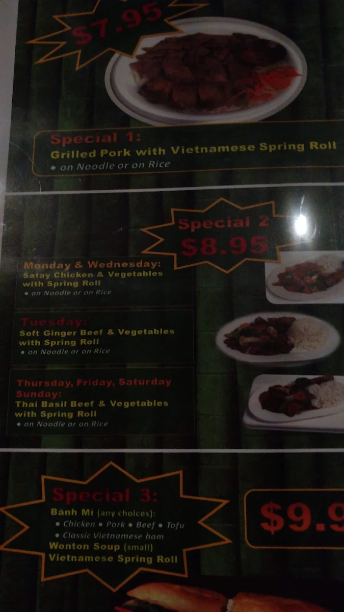 Menu, Red Pepper Restaurant