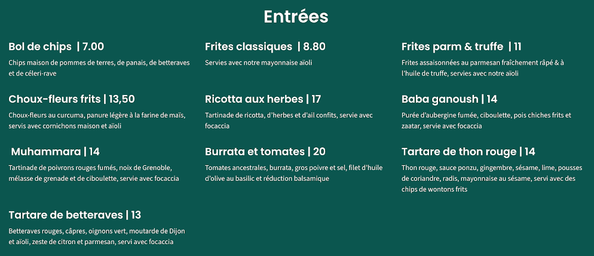 Menu photo 2