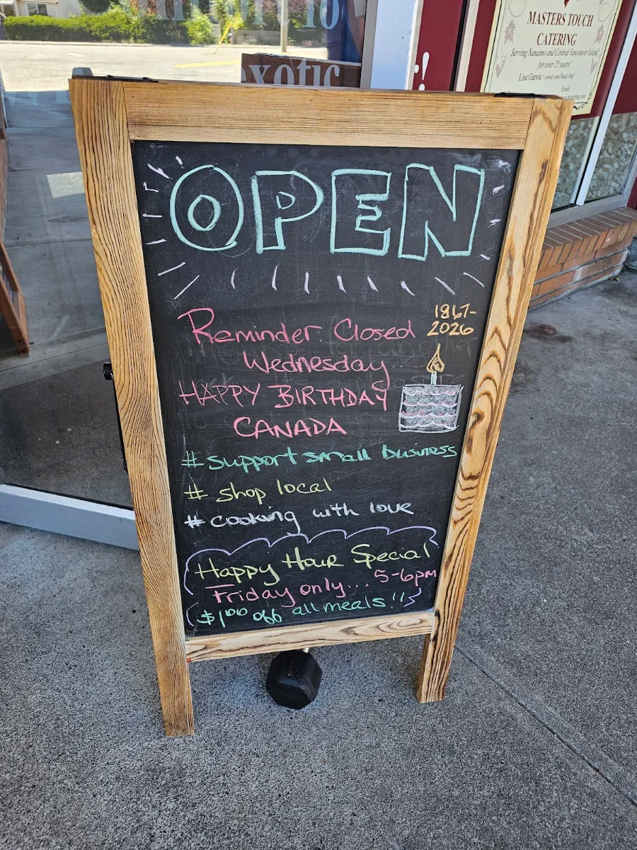 Menu, Real Meals Nanaimo