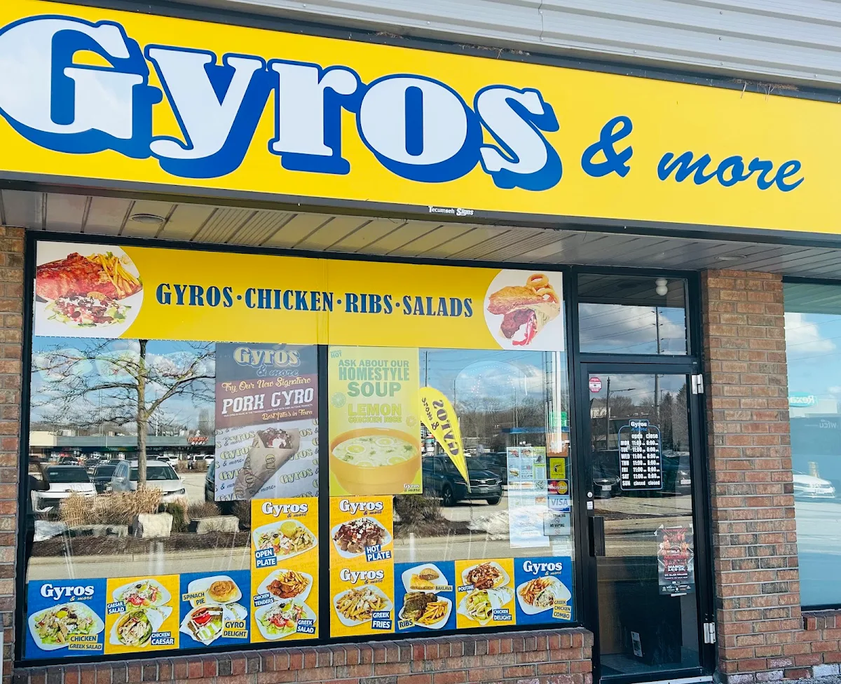Menu, Gyros & More Lasalle . ( Malden Rd )