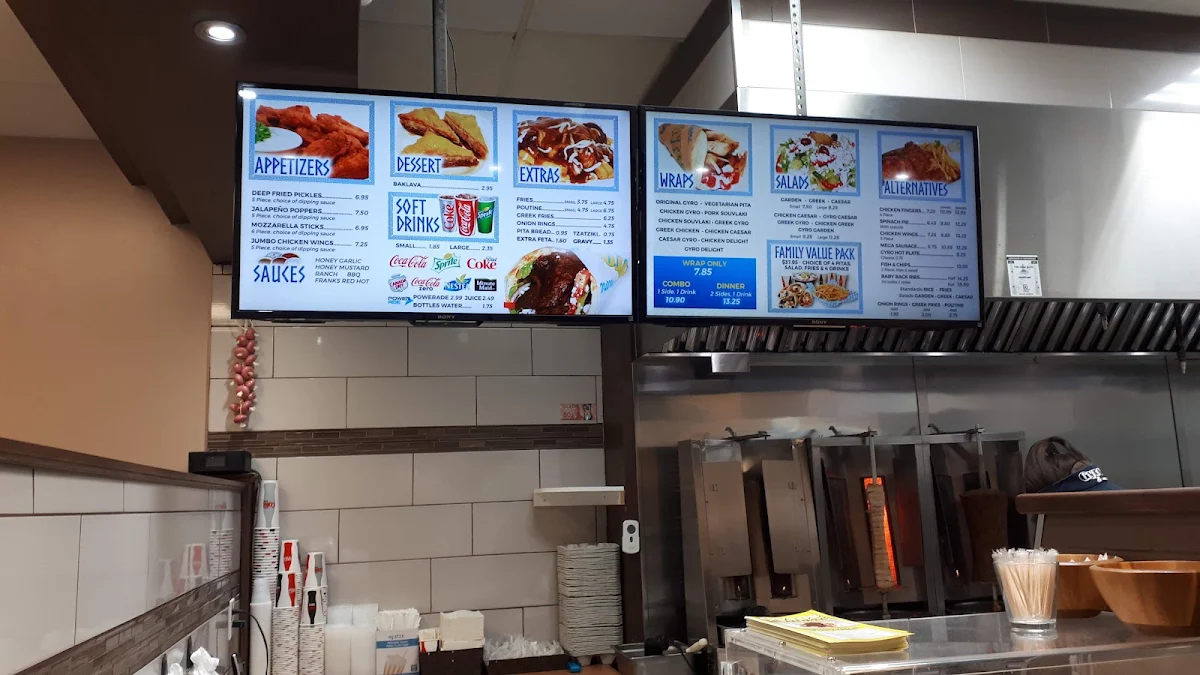 Menu, Gyros & More Lasalle . ( Malden Rd )