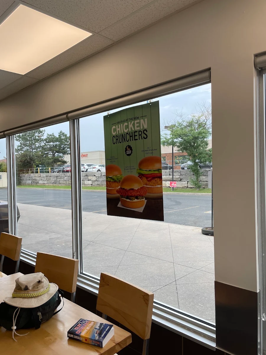 Menu, A&W Canada