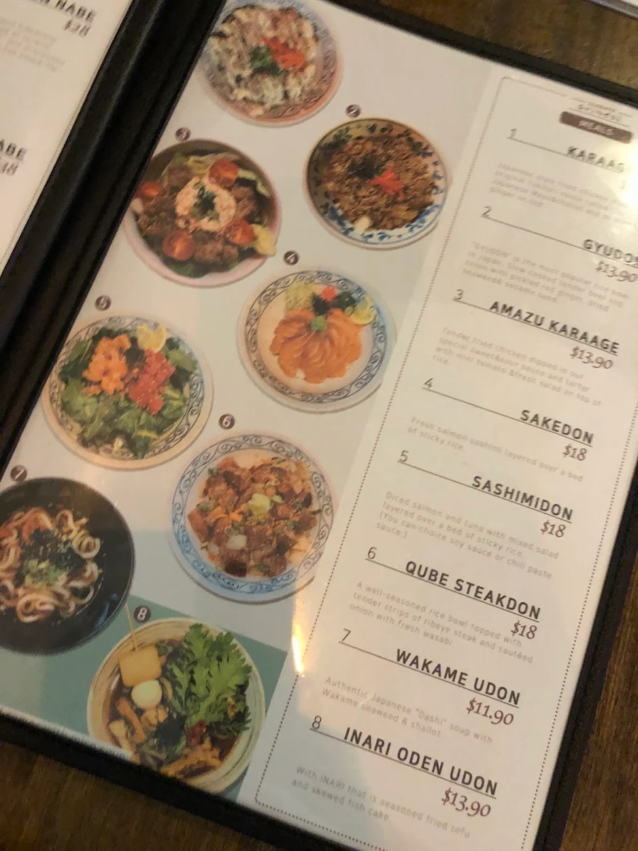 Menu, SHINOBI Japanese Yakitori Restaurant