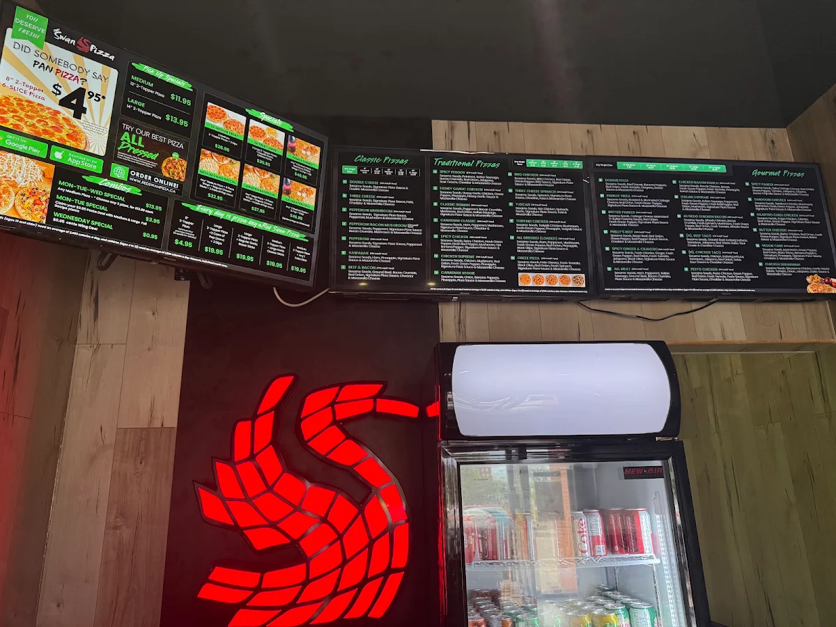 Menu, Red Swan Pizza - Hamilton Centennial Pkwy