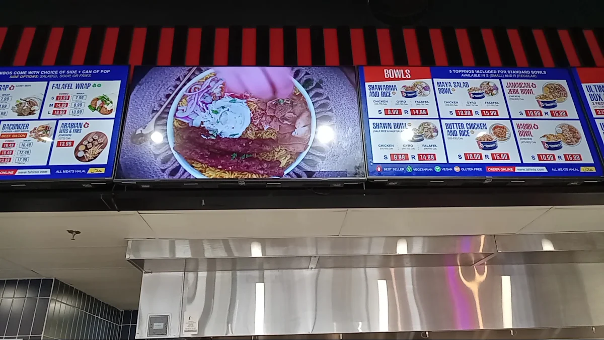 Menu, Tahini's Shawarma