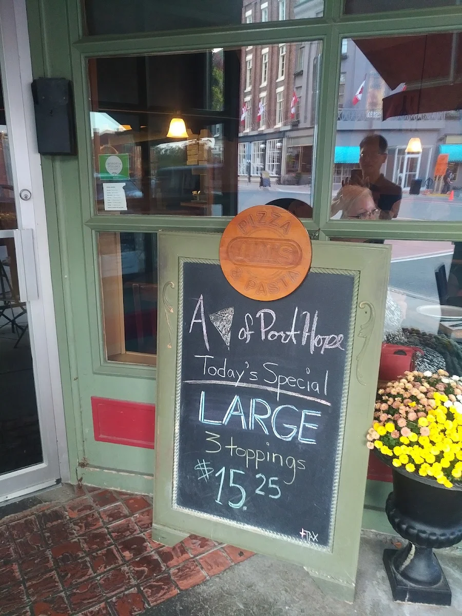 Menu, Jim's Pizza & Pasta