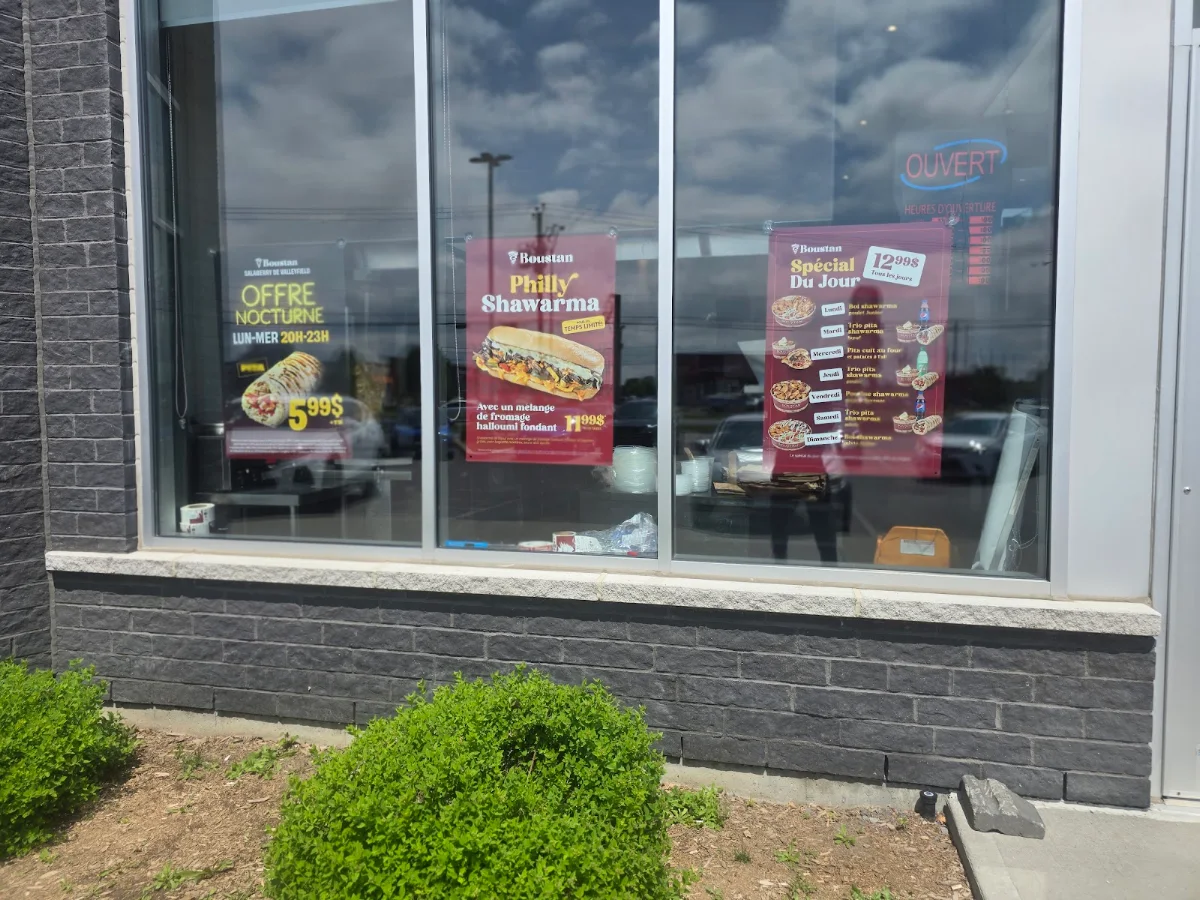 Menu, Boustan Restaurant