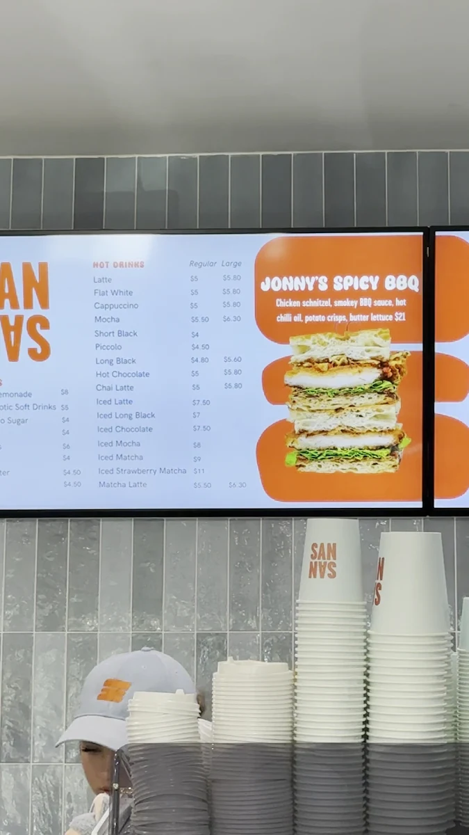 Menu, SAN SAN Revesby