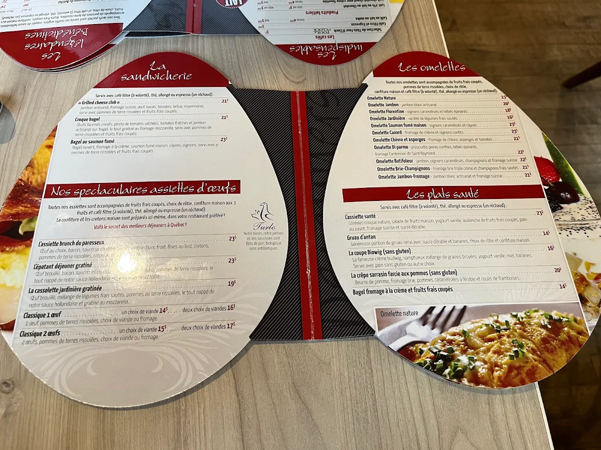Menu, Restaurant Le Batifol