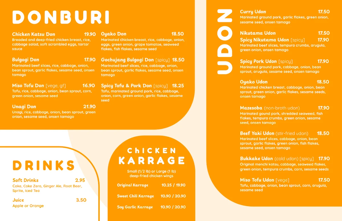Menu photo 1