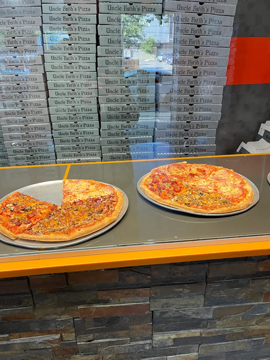 Menu, Uncle Fatih's Pizza - CAMBIE