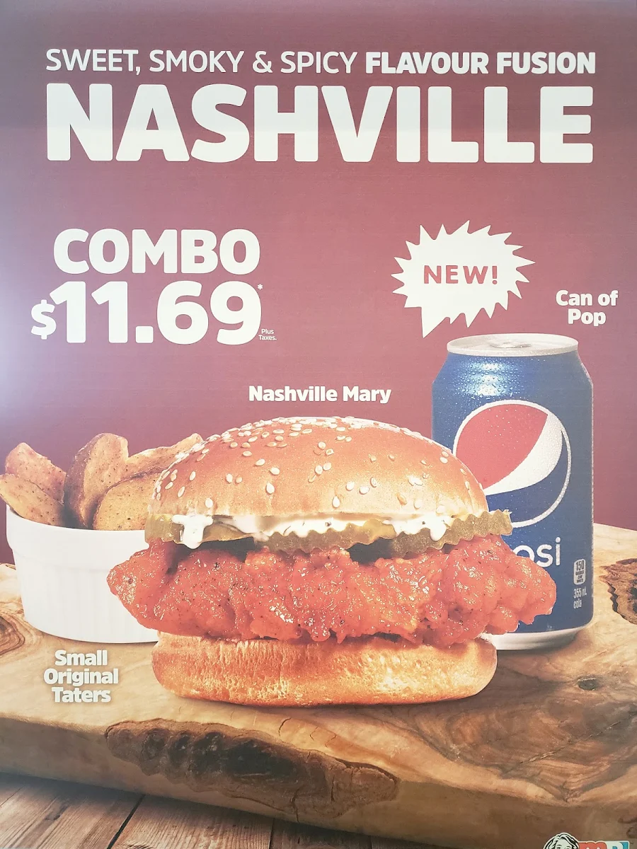 Menu, Mary Brown's Chicken