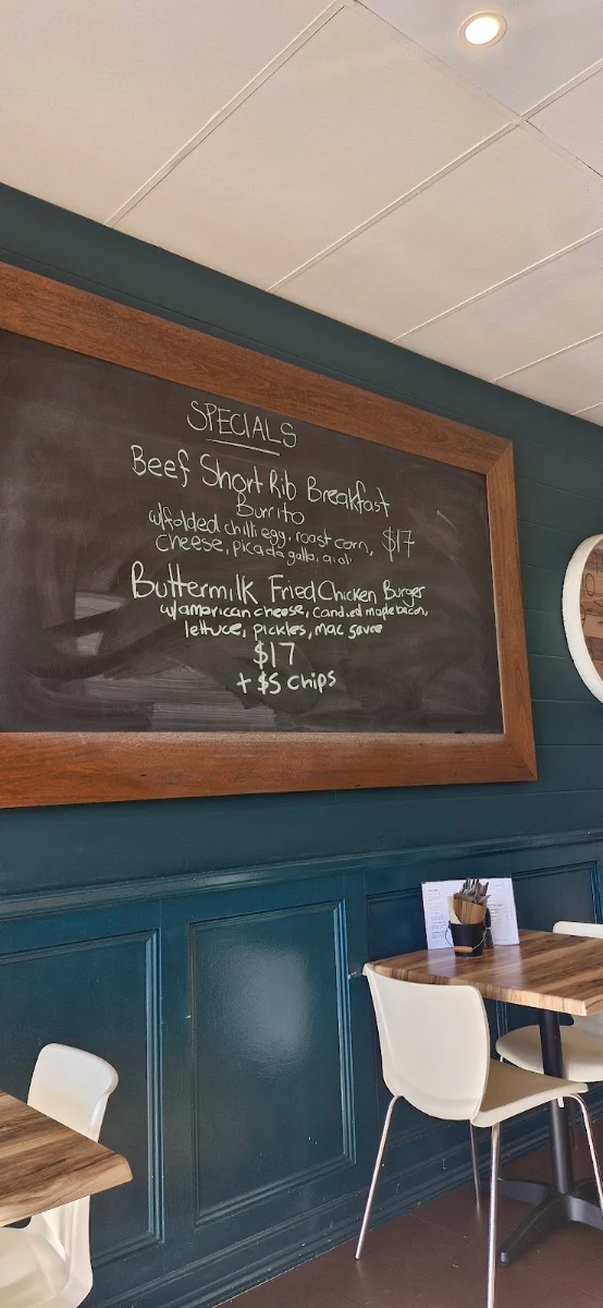 Menu, North Cafe