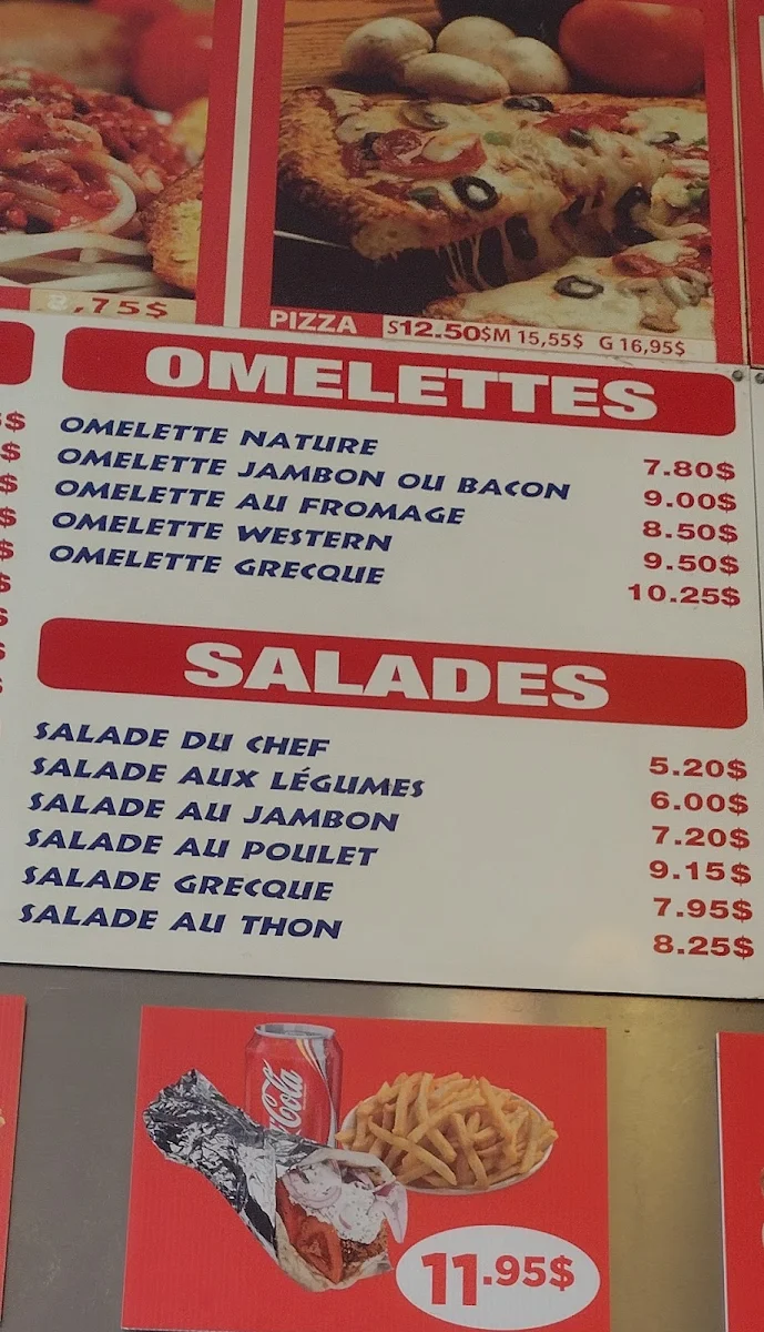 Menu, Nouveau Système Beaubien
