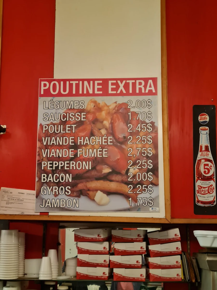 Menu, Nouveau Système Beaubien