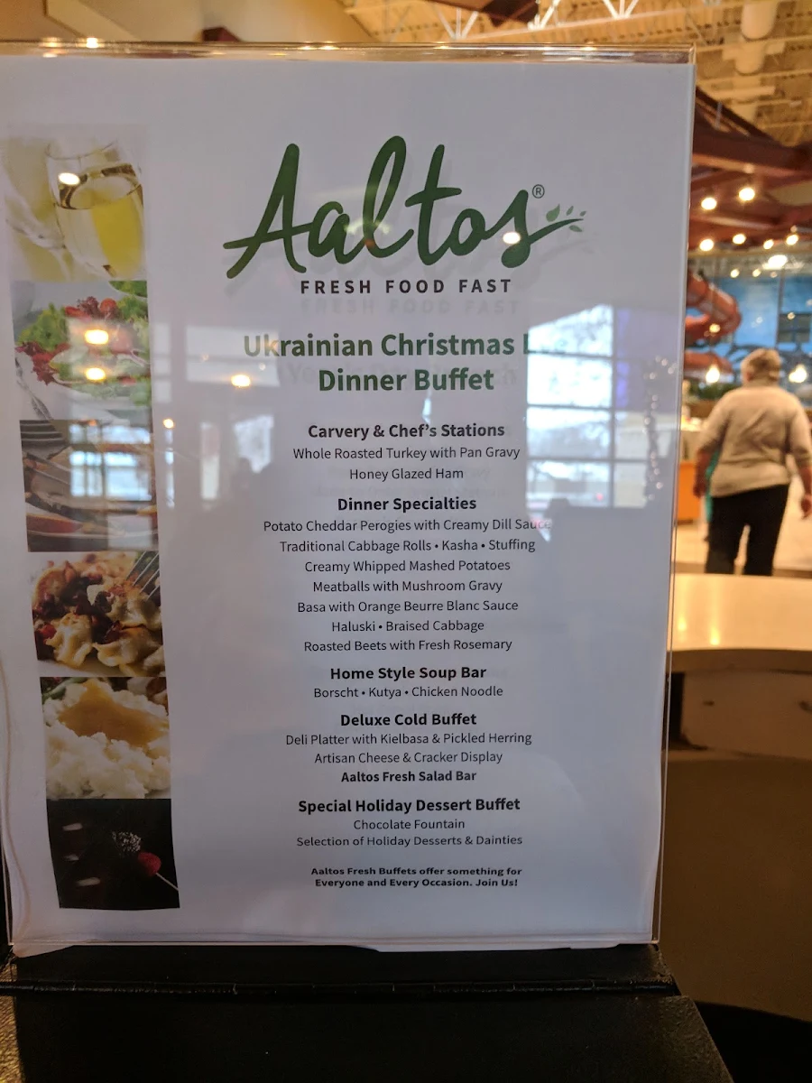 Menu, Aaltos Garden City