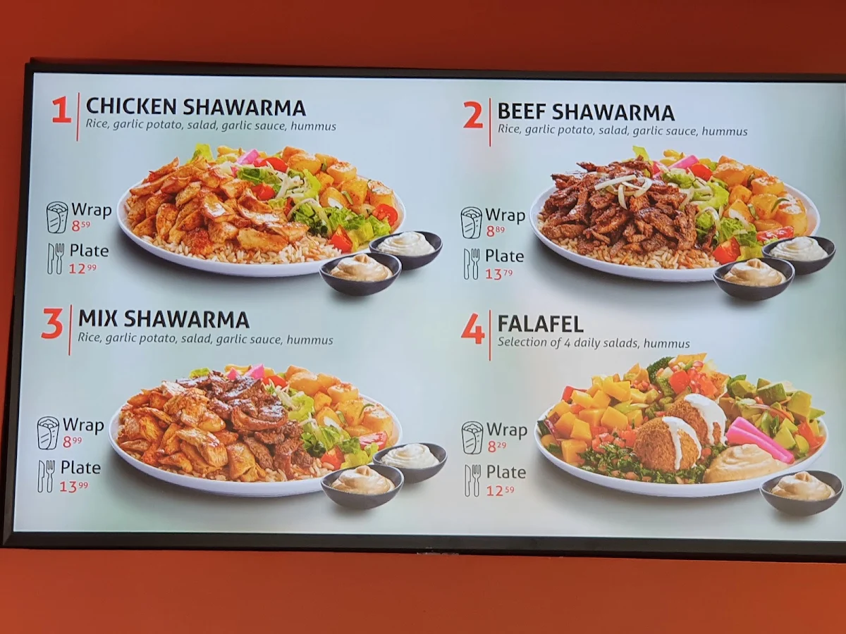 Menu, BASHA Metrotown